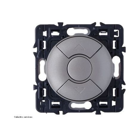 Legrand – Interrupteur de volet roulant Céliane – Titanium – Installation simple – IP41 – Pour intérieur – Dimensions 76x45x76mm
