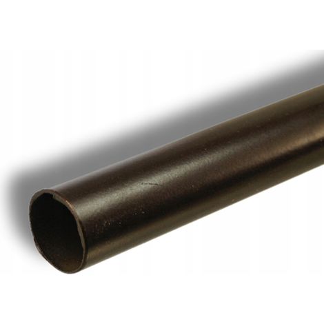 Tube en acier - 140 cm - Wengé - Résistant aux intempéries - Idéal pour balustrades et escaliers