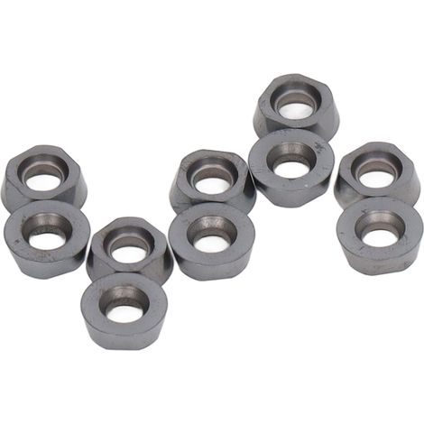 Porte-fraises en carbure indexable CNC 10 pièces, revêtues de carbure, pour tour à métaux, outil de coupe RPMW08T2MOE-P (1/5)