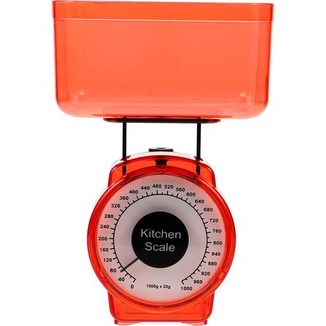 Balance Cuisine Mécanique en Plastique Légère et Portable (1/5)