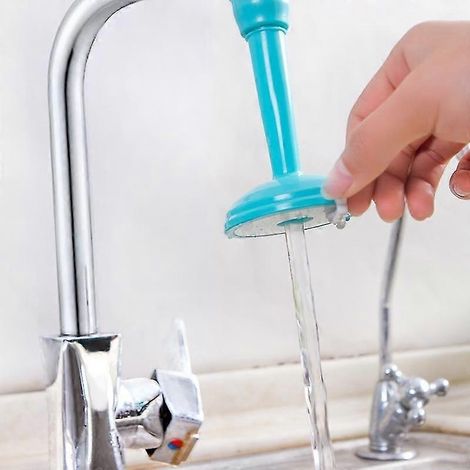 Rallonge de robinet réglable, rallonge de robinet de cuisine, économiseur d'eau, accessoire pour lavabo et douche de salle de bain (1/3)