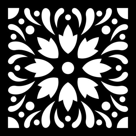 POCHOIR CARREAU CIMENT - 15X15X0.2 CM