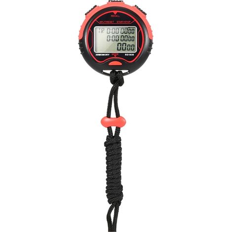 Chronomètre Numérique Étanche, Minuterie Numérique Portable LCD, Compteur De Sport avec Sangle for L'entraînement(Type 30) (1/5)