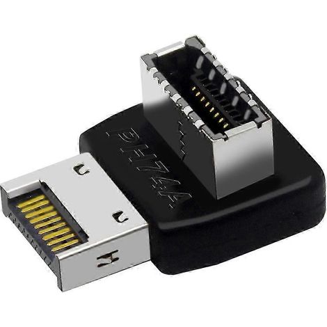 Carte mère d'ordinateur Type-E USB 3.1 Interface Type-E Coude de direction à 90 degrés Installation avant Type-C (1/5)