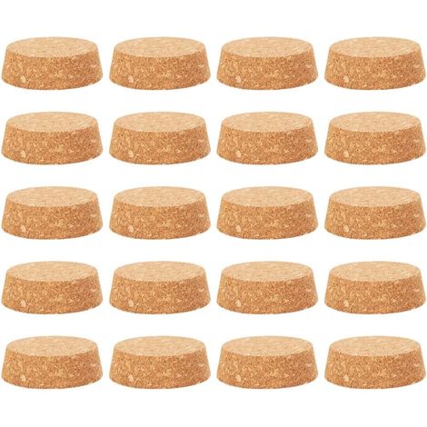 25 bouchons liège, kaki pour bouchage naturel des bouteilles (1/5)