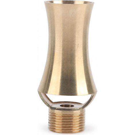 Ice Tower Brass Waterfall Cedar Water Fountain Spray Nozzle Adjustable Head Cedar Shape Water Flow (1/2 Inch 3/4 Inch) (1/5)