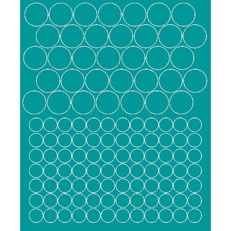 Autocollants pour casque de vélo et roues, 119 pièces, turquoise brillant