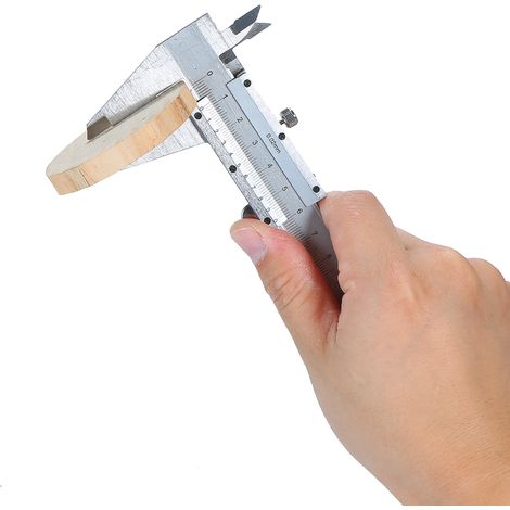 Pied à coulisse professionnel en acier inoxydable, outil de mesure à jauge coulissante 0-150mm, mesure micrométrique à l'intérieur et à l'extérieur de la profondeur (1/5)