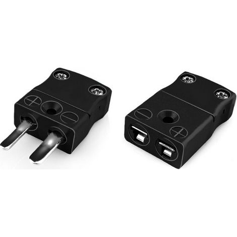 Fiche et prise femelle de connecteur RS PRO Mâle-femelle à utiliser avec Thermocouple ( Prix pour 1 )