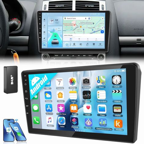 9" Pour Peugeot 407 2004-2011 Android 15 Autoradio GPS BT WIFI RDS Carplay EQ 2+64G DAB