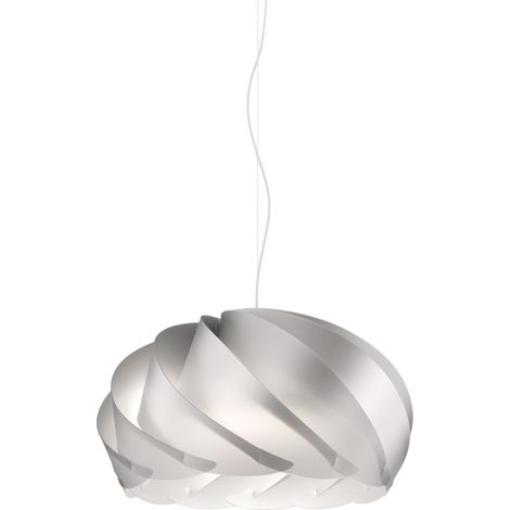 Sospensione Moderna Half Globe Polilux ® Argento E Metallo Cromo 1 Luce E27 (1/2)