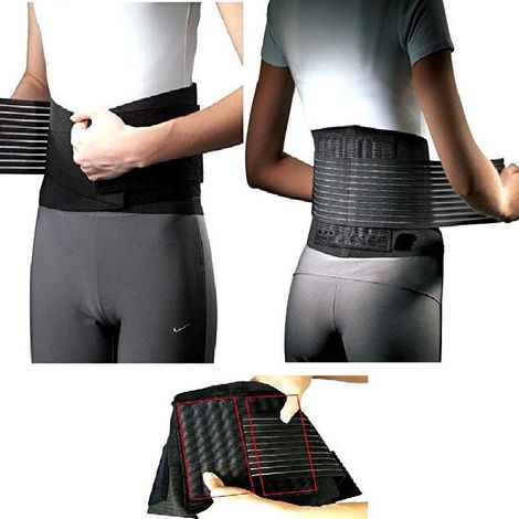 Trade Shop - Corsé Ortopédico Elástico Lumbar Férulas Ciática Lumbar - (1/2)