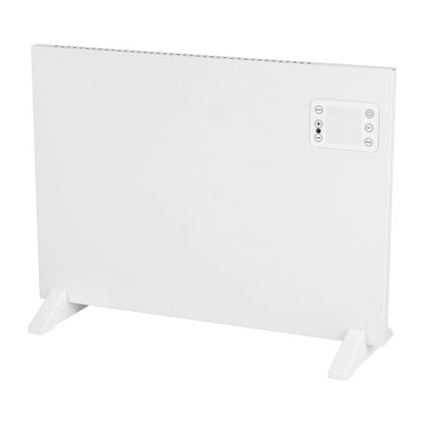 Eurom Alutherm 800XS Radiateur convecteur - 56.1x42.9cm - IP24 - 800watt - wifi - sol/mur - Horizontal - métal - blanc brillant (1/5)