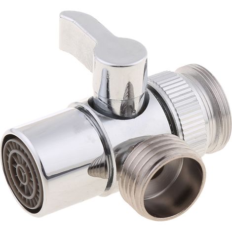 Adaptateur de robinet de cuisine/salle de bain en laiton pour lavabo, vanne inverseuse, séparateur de tuyau, M