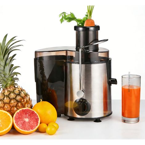 Centrifugeuse Extracteur de Jus, Puissance Maximale 800W, Grand Bouche en Acier Inox, Bec Anti-goutte, FOHERE (1/5)