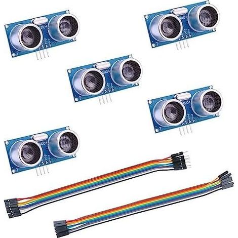 5 pièces HC-SR04 Module Ultrason de Capteur de Distance pour Mega Nano Robet Ultrasonic Module Distance Sensor (1/5)