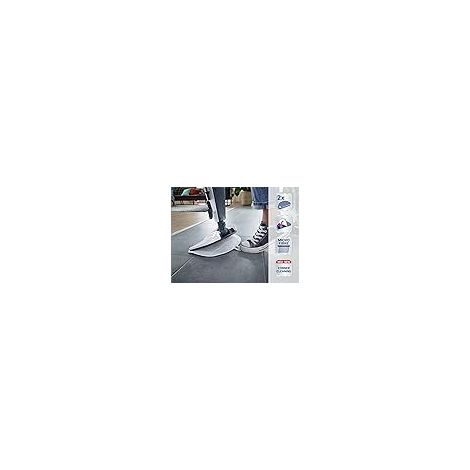 Leifheit lot de 2 housses de rechange pour balai vapeur CleanTenso Power 2., éponge microfibre pour nettoyeur vapeur, nettoyage en profondeur, éponge de remplacement lavable, tampon dessous velcro (1/5)