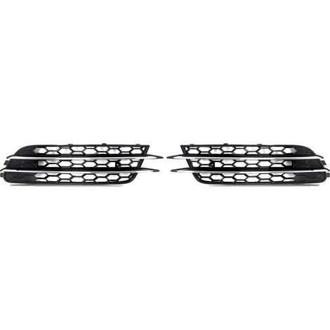 Cubierta para faros antiniebla, estilo panal de abeja, compatible con Audi A6 C7 estándar 2011-2014, 1 par. (1/2)