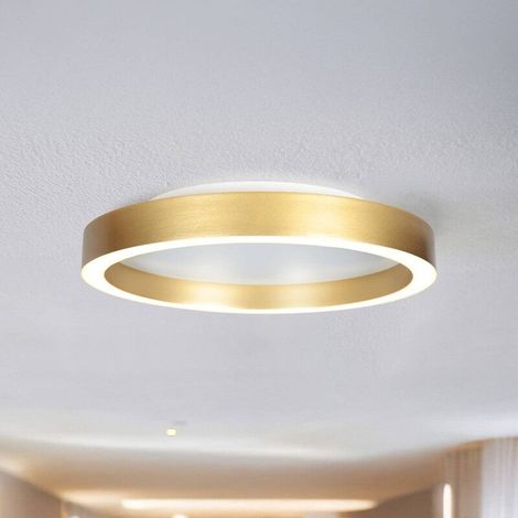 [NEUWERTIG] B-Ware Steinhauer Ringlux Gold-coloured LED Ceiling Lamp, Ø 30 Cm, Metal, 2,700 K (1/2)