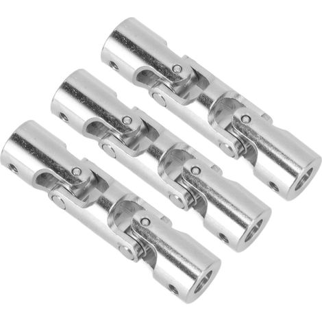 3 Pièces de Liaison Universelle en Acier 6mm pour Arbre de Direction RC, Voiture et Bateau Modèle (1/5)