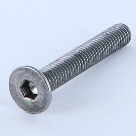 Vis métaux FHC tête fraisée empreinte hexagonale creuse M6X40 Filetée sur 40 Clé de 4 HC4 Acier brut-200 pièces