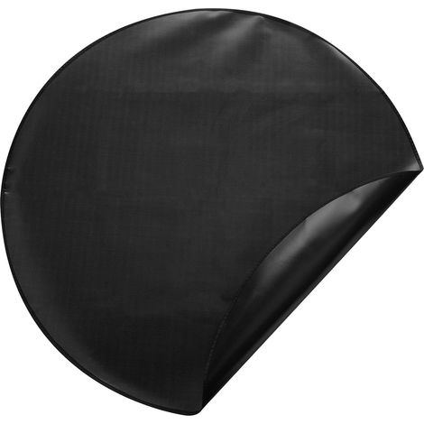 1 - Tapis De Brasero - Tapis De Protection - Résistant Au Feu Et Imperméable - Pour Terrasse Herbe Et Camping - Noir - 150x150cm (1/5)