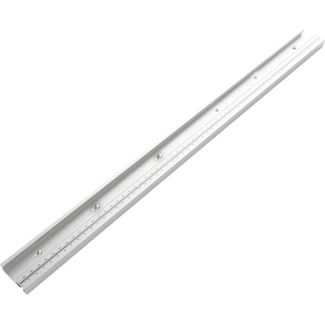 Gabarit de scie à onglet pour le travail du bois, rail en T avec échelle, fente en aluminium (1/5)