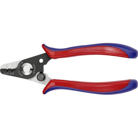 KNIPEX 12 82 130 SB Pinza spelacavi per cavi a fibre ottiche rivestiti in resina sintetica brunita 130 mm