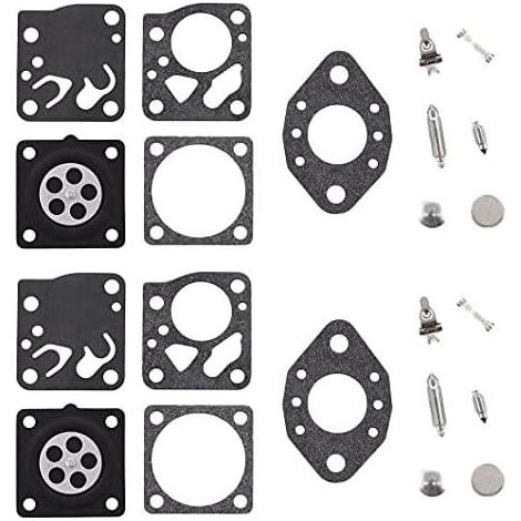 Jeu de 2 membranes de carburateur pour Stihl 020 024 028 030 031 032 AV HU Tillotson Mc Culloch PM 370, PM 490, Solo 610, 647, RK-13HU, RK-14HU (1/3)