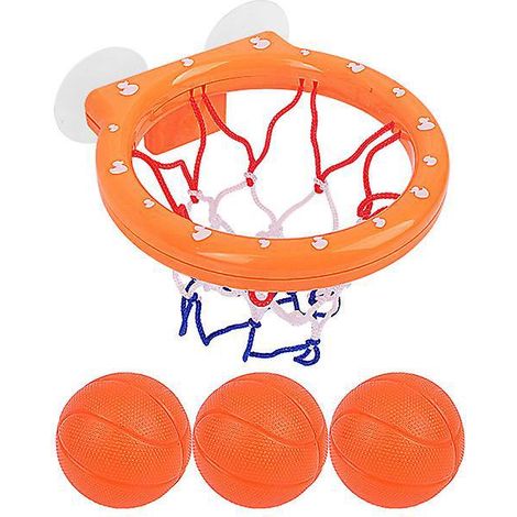 panier De Basket Pour Bb,panier Basket Enfant Ensemble De Mini Panier De Basket Avec 3 Pices Balles,jouet De Bain,mini Basket Avec Ventouse (ordin (1/5)