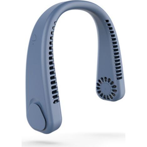 Tragbarer Nackenventilator, USB-aufladbar, ohne Rotorblätter, 3 Geschwindigkeitsstufen, ideal für Büro, Reisen und Camping. (1/5)