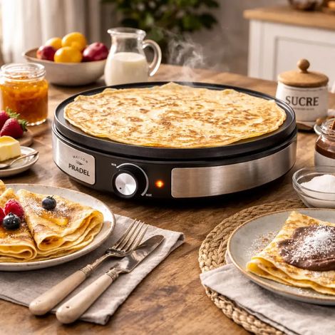 Crêpière électrique réversible Pradel France 1500W (1/5)