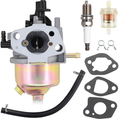 Carburetor for Mountfield HP414 SP414 HP164 SP164 M411PD RS100 Lawn Mower Engine Spare Parts with Spark Plug Fuel Hose