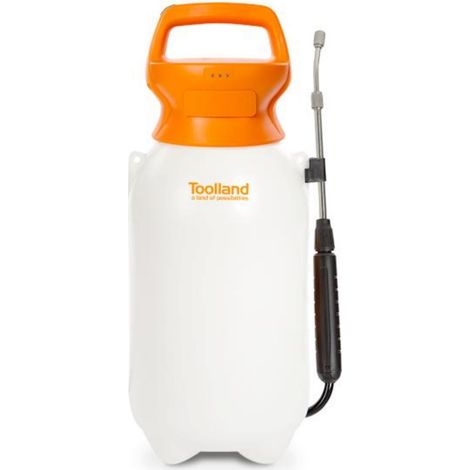 Toolland Elektrischer Drucksprüher 8L mit Lithium-Akku, teleskopischer Lanze, verstellbarer Edelstahldüse, automatische Pumpe, Gartensprüher für Pflanzen, Unkraut und Terrassenreinigung (1/5)