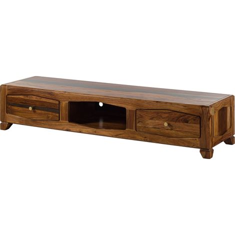 ANCONA 212 Mobile TV in legno di sheesham - laccato / marrone 160x43x33