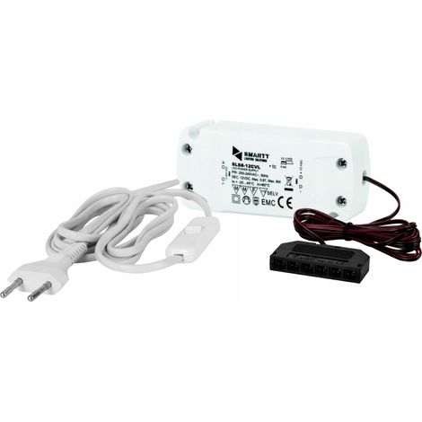 Universelles Netzteil-Set mit Verteiler AMP-6pkt 8W für LED-Leuchten