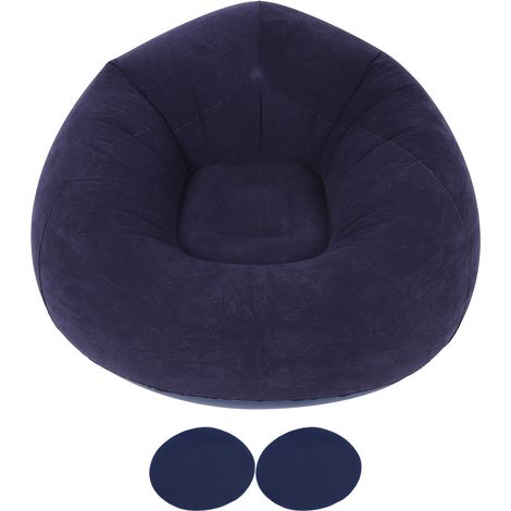 Canapé Sphérique Gonflable Ultra Confortable pour Intérieur Extérieur Voyage Camping Pique-nique (1/5)