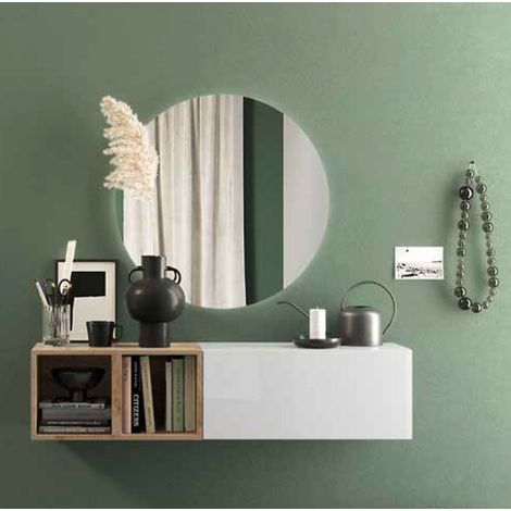 Mobile ingresso sospeso L. 125x30 - Infinity  Bianco (1/2)