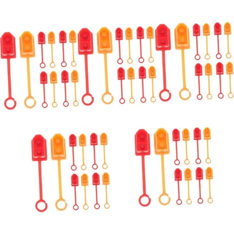 50pièces Couvercles De Pour Prises De Capuchons Antipoussière Pour Batterie Oxydation Courts-circuits Accessoires Rc Modèles (1/5)