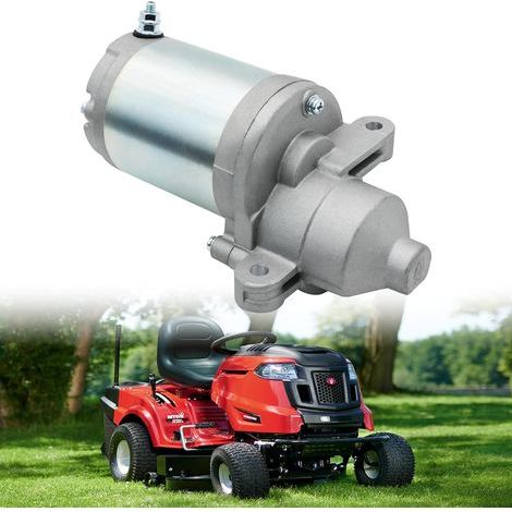 Démarreur électrique compatible avec les tondeuses autoportées AXO/CUB Cadet/MTD Yard Man Craftsman, moteur 12 V 4P90, démarreur de tondeuse à gazon et de jardin, remplace 75112207, (1/5)