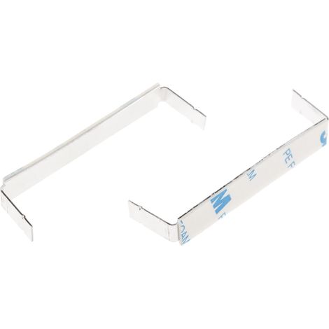 Clip serre-câbles auto-adhésif en Aluminium ( Prix pour Sachet de 100 )