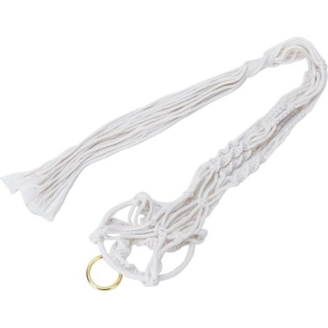 Support pour pot de fleurs suspendu pour plantes d'intérieur et d'extérieur (1/5)