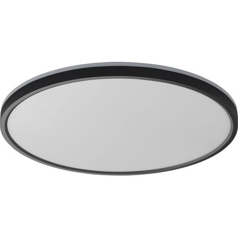 Plafón OSONA negro LED 32W+8W Ø40 selector CCT&dim (1/2)