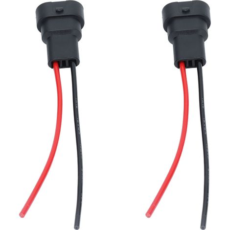2 pièces fils de prise adaptateur mâle ampoule faisceau de câblage en cuivre 12V pour phares LED antibrouillard