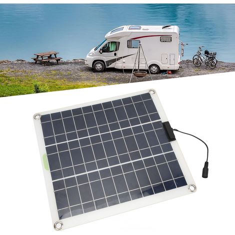 Panneau de charge solaire 200 W, contrôleur 12 V/24 V, kit de contrôleur étanche IP67 20 A, panneau de charge solaire, chargeur portable extérieur (1/5)