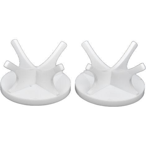 supports à balles de golf, grande stabilité, robustesse, présentoir simple pour balles de baseball, blanc, 2 pièces (1/5)