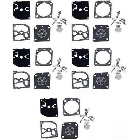 kigbf-5 Set Carburetor Repair Kit Trimmer Parts RB-100 Gasket Diaphragm for Stihl HS45 FS55 FS38 BG45 MM55 4137 Zama C1Q