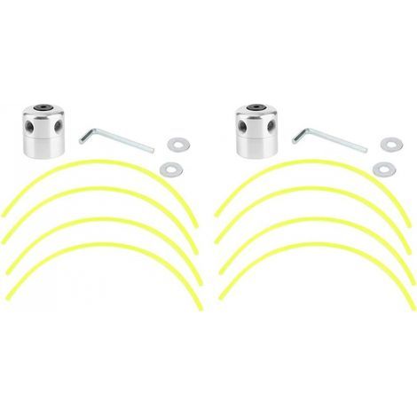 Sets universeller Aluminium-Freischneiderköpfe mit doppelter Nylonfadenspule, Freischneiderzubehör (1/5)