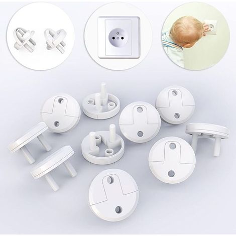 Lot de 20 caches prises amovibles en plastique ABS – Installation facile sans outil – Sécurité enfant pour protection prise (1/5)