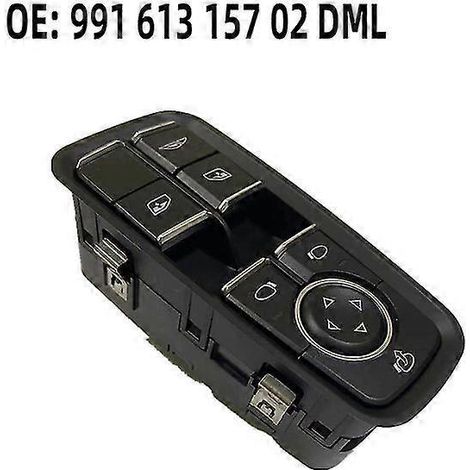 Bouton de commande de lève-vitre avant neuf pour Porsche Cayenne S GTS 911 958 718 Macan Boxster Panamera Coupé Carrera Cayman Turbo Panneaux de porte intérieurs &--99161315702DML (1/5)